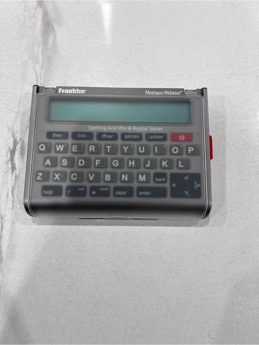 Franklin SA-309 Merriam Webster Spell Corrector & Puzzle